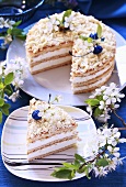 Malibu cake (Coconut cream cake)