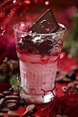 Chocolate mousse for Christmas