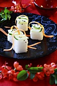 Cucumber maki sushi