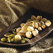 Pistachios, with and without shells