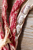 Borlotti beans (close-up)