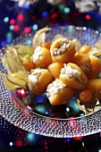 Stuffed dried apricots (Christmas)