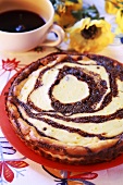 Cheesecake with poppy seeds