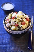 Potato and herring salad