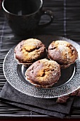 Chocolate and coffee muffins
