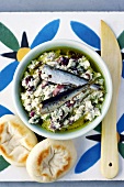 Ricotta with sardines