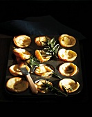 Yorkshire puddings with rosemary and anchovies