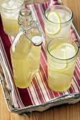 Lemon syrup and lemonade