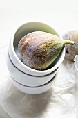 Fig in stacked dishes