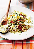 Kedgeree (englisch-indisches Reisgericht mit Fisch)