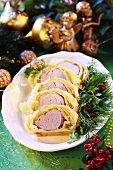 Pork fillet in puff pastry (Christmas)