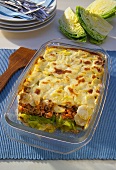 Mince and vegetable bake