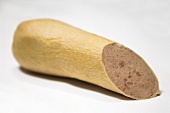 Coarse liver sausage, a piece
