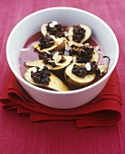 Pears stuffed with mincemeat