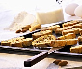 Cantuccini (almond biscuits), Tuscany, Italy