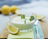 Lemon quark cream