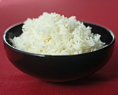 Bowl of cooked basmati rice