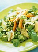 Lukewarm vegetable salad