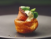 Yorkshire pudding with roast beef
