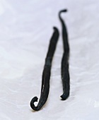 Two vanilla pods