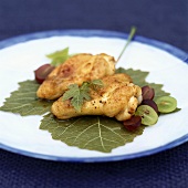 Chicken breast with grapes