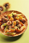 Chestnuts with vegetables