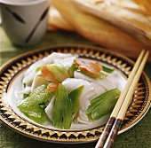 Steamed squid with celery