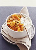 Blumenkohlcurry mit Kichererbsen