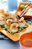 Sushi with shrimps
