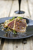 Escabeche of tuna (marinated tuna)