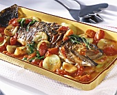 Oven-baked fish