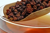 Schisandra tea and dried Schisandra berries