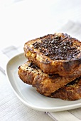 French toast with chocolate