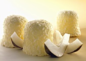 weiße Kokos-Schokoküsse