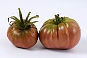Two tomatoes, variety 'Zakopane'