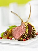 Lamb cutlets with pistachio crust
