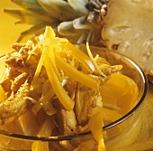 Turkey with pineapple