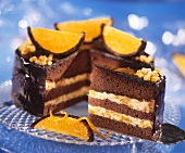 Schoko-Orangen-Torte