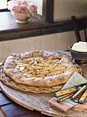 Apple galette with Calvados