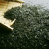 Green tea, dried leaves