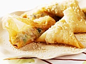 Samosas mit Gemüsefüllung