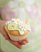 Blumen-Muffin