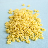 A heap of animal shape pasta