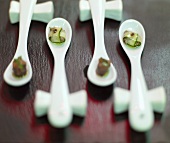 Amuse-gueules on small spoons
