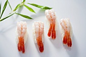 Nigiri sushi with 'ebi' (prawn), Japan