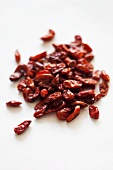 Lots of dried red chili peppers