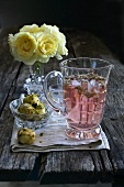 Rose teas and confectionary