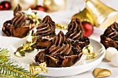 Christmas chocolate pralines