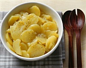 Potato salad in a bowl