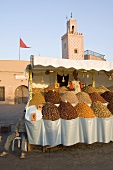 Spice stall in Marrakesh